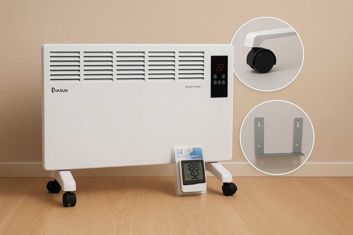 JASUN Konvektor + GRATIS digitalni termometar!